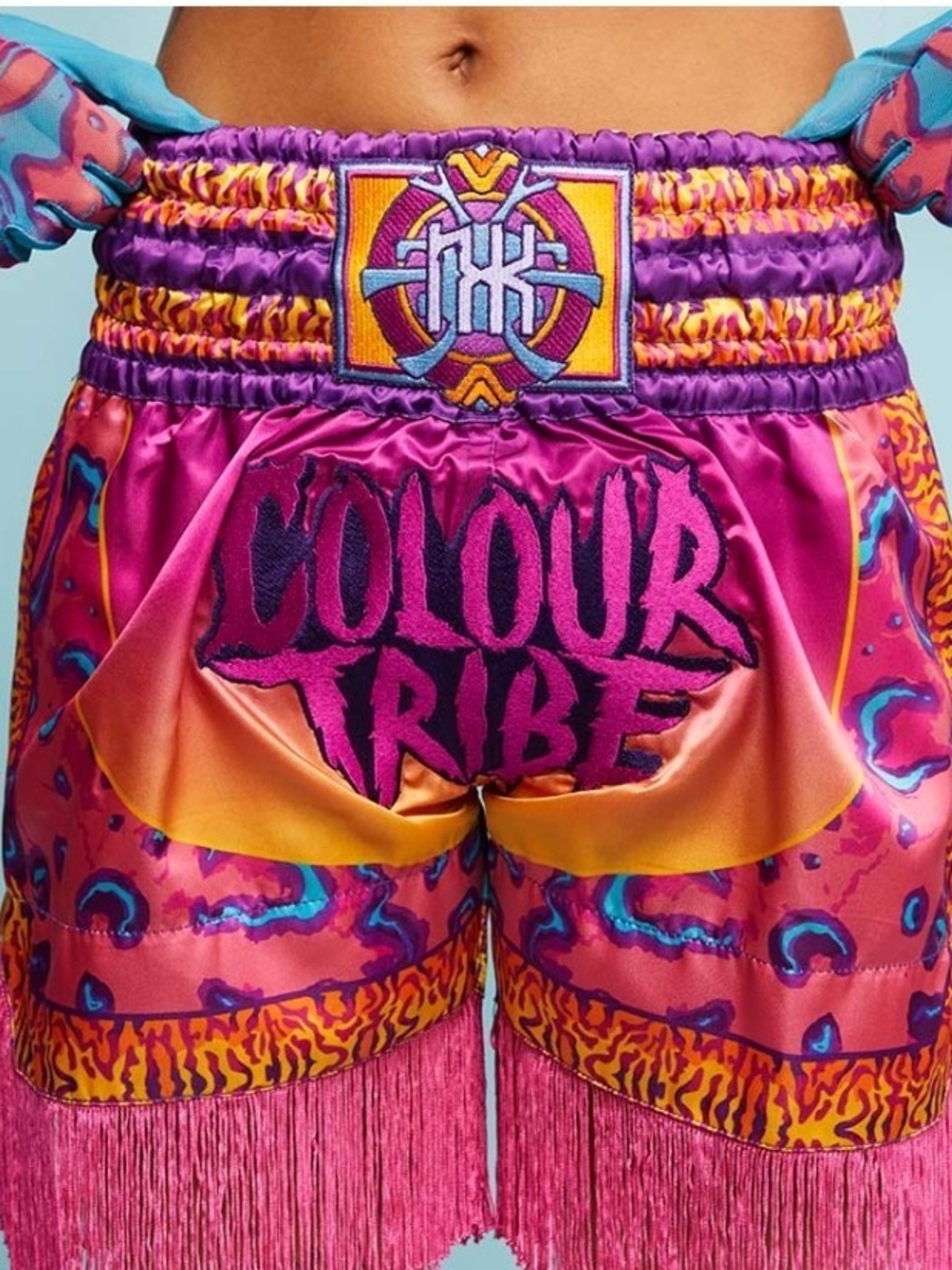 Muay Thai fringe shorts from Nixi Killick